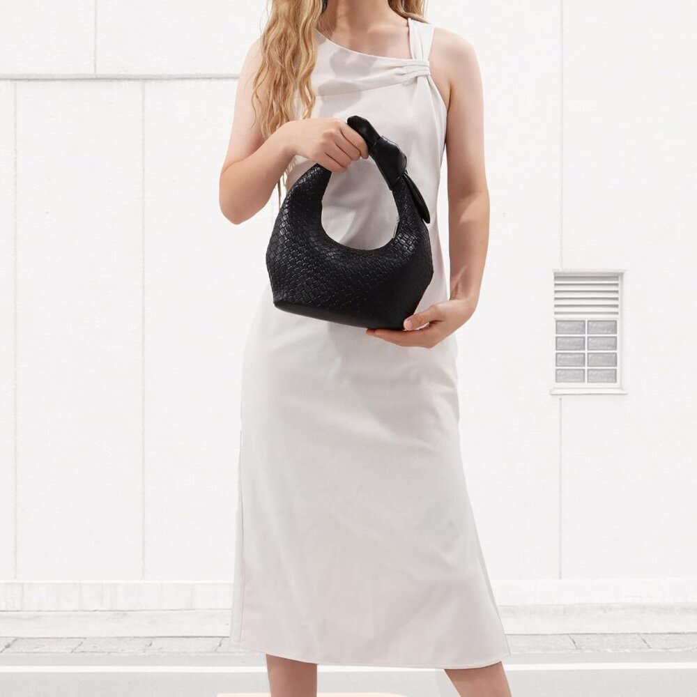 Black Dumpling Evening Bag - Versatile Handbag Fo… - image 2